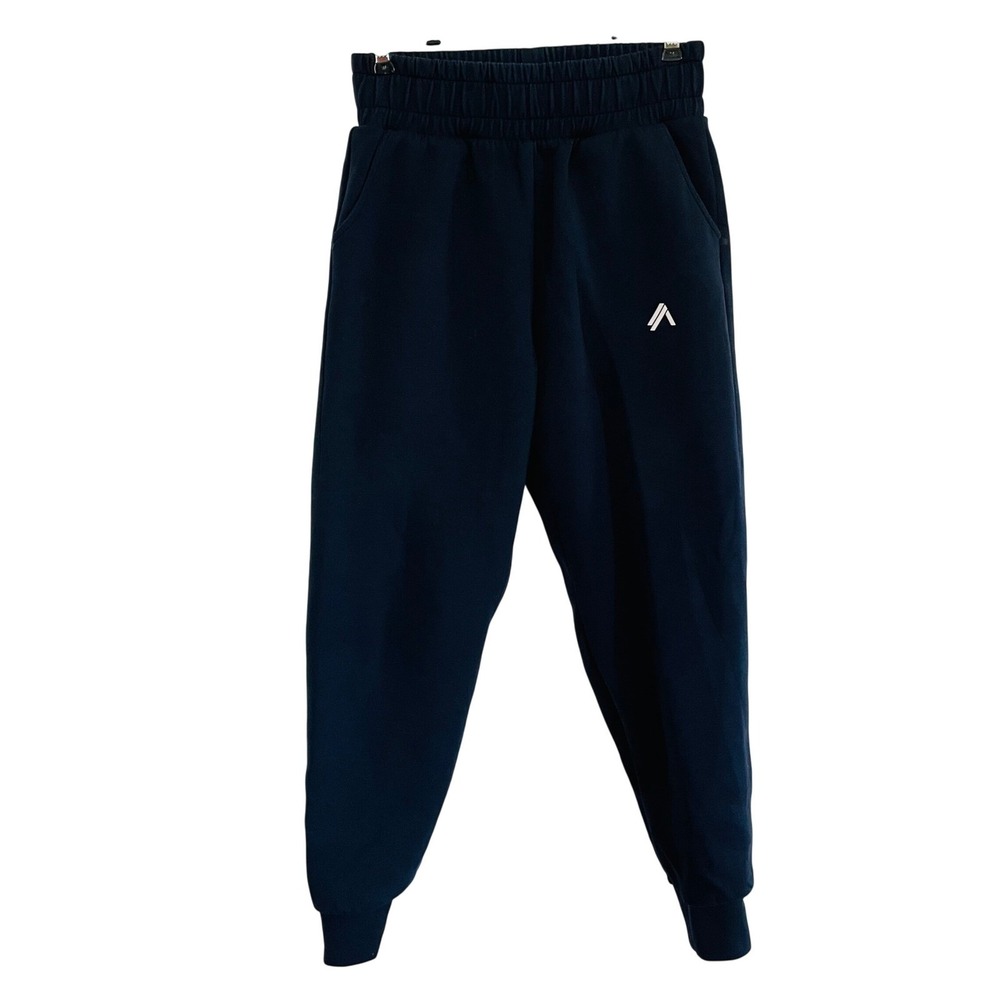 NWOT Alphalete Vantage Joggers Navy Blue Tapered Activewear Men Small Athleisure